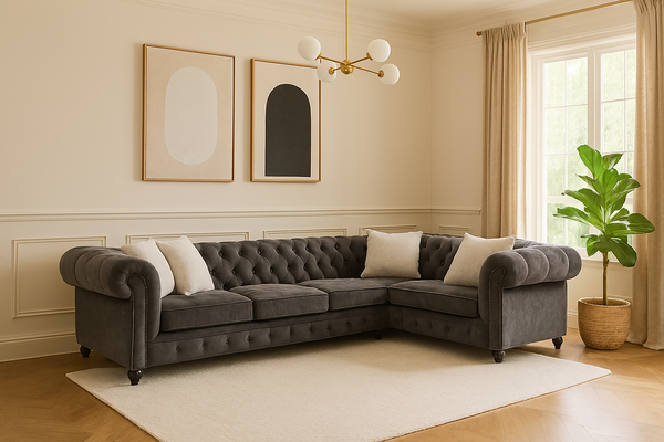 OLYMPIA CHESTERFEILD U-SHAPED SOFA